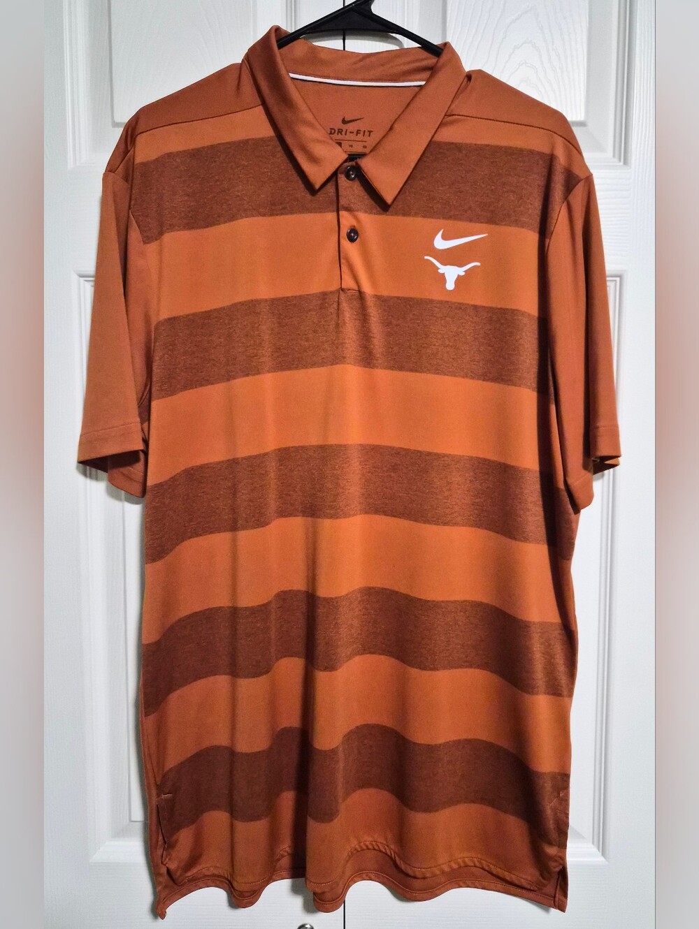 Men's Nike Dri-fit Texas Longhorn Polo Sz. XL